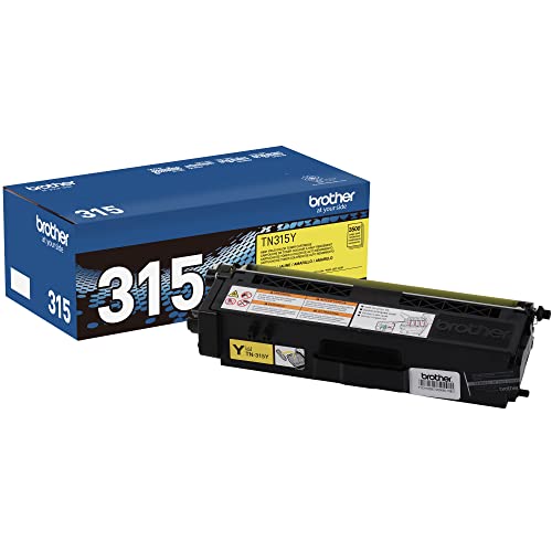 Brother TN-315Y DCP-9050 9055 9270 HL-4140 4150 4570 MFC-9460 9465 9560 9970 Toner Cartridge (Yellow) in Retail Packaging