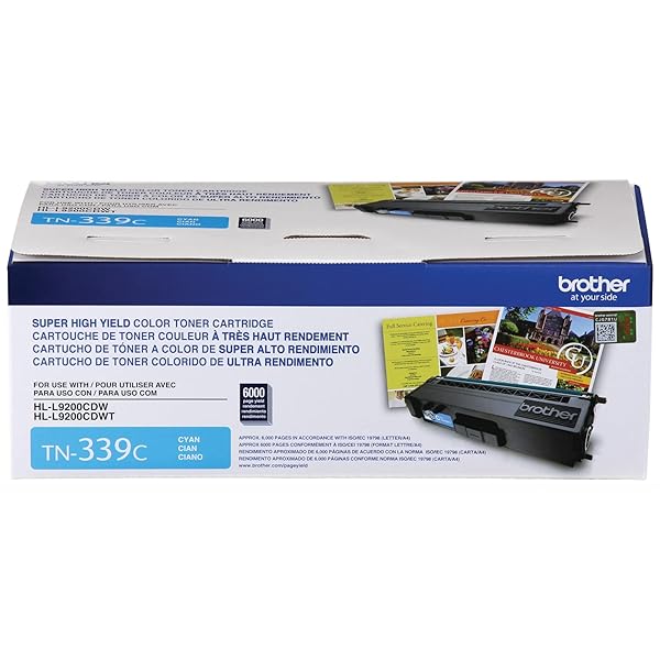 Brother TN339C Super High Yield Toner, Cyan