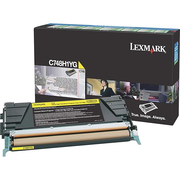 Lexmark C748H1YG Yellow High Yield Return Program Cartridge Toner