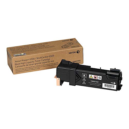 Xerox 106R01597, Phaser High Capacity Toner Cartridge, 3000 Page Yield, Black